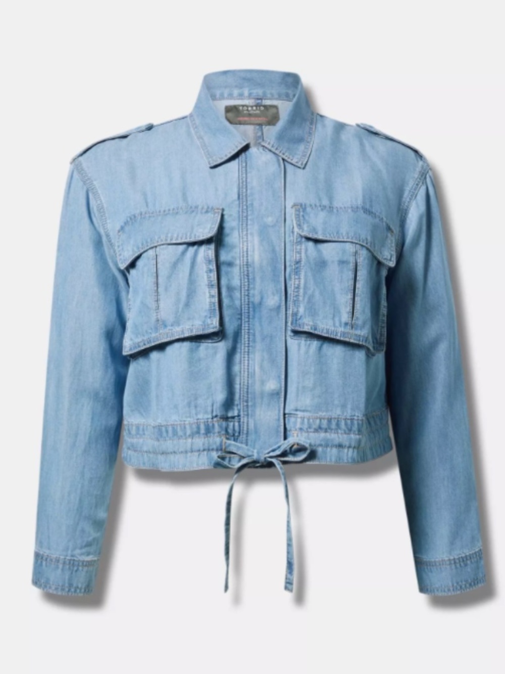Torrid - Tencel Denim Utility Jacket